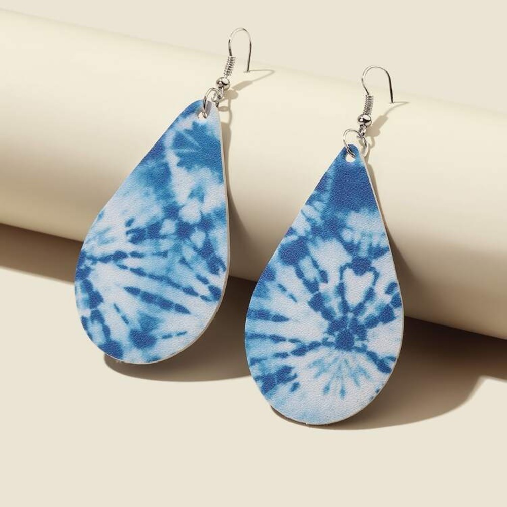 Tie-Dye Drop Earrings